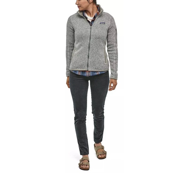 Patagonia Better Sweater Recycled Gray Outdoor Active Trail Hike Fleece Size M - Picture 2 of 16
